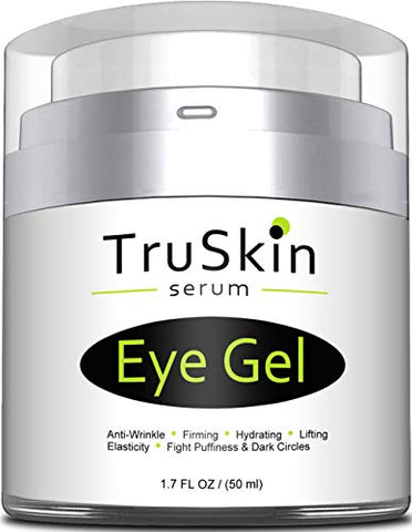 Best Eye Gel for Wrinkles, Dark Circles, Under Eye Puffy Bags, Crepe Eyes, Super Eye Cream Moisturizer Serum for Men & Women - 1.7 fl oz: Beauty