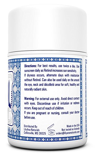 LilyAna Naturals Retinol Cream Moisturizer 1.7 Oz: Beauty