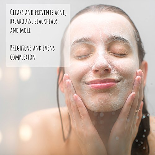 Glycolic Acid Exfoliating Cleanser Anti-Aging Face Wash w AHA, Tea Tree and Rosehip Extracts for Wrinkles, Lines & Spots Reduction & Acne: Beauty