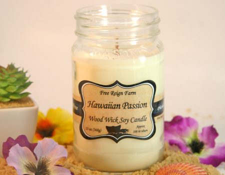 Hawaiian Passion - Wood Wick Candles