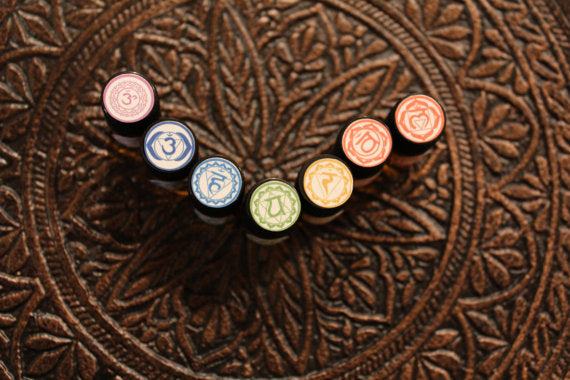 Chakra Balancing Set / Organic Essential Oils/