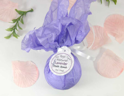 Bath Bombs - Lavender - 4 Pack