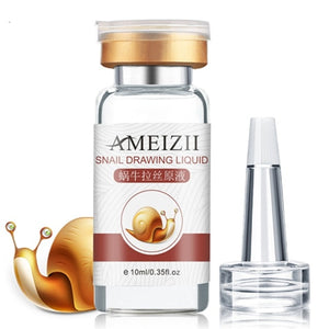 AMEIZII Snail Essence Hyaluronic Acid Serum Moisturizing Whitening Lifting Firming Essence Anti-Aging Face Skin Care Repair 1Pcs