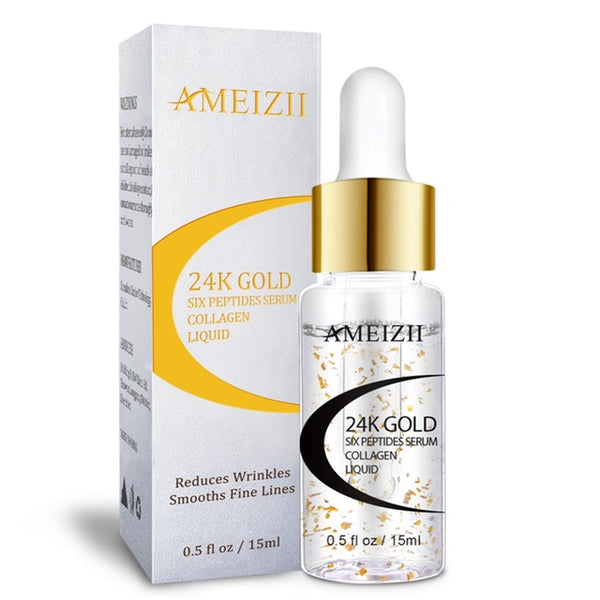 AMEIZII Snail Essence Hyaluronic Acid Serum Moisturizing Whitening Lifting Firming Essence Anti-Aging Face Skin Care Repair 1Pcs