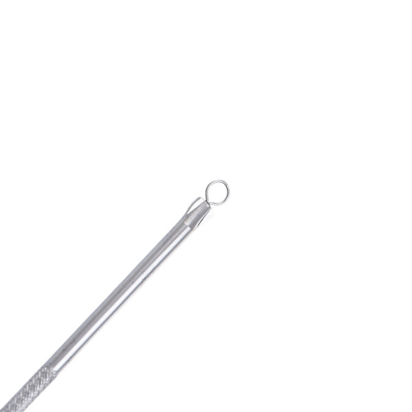 1PC Stainless Steel Eye Hole Blackhead Comedone Acne Pimple Blemish Extractor Blackhead Remover ToolSpoon Face Skin CareTool